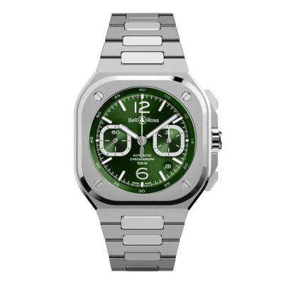 BR 05 CHRONO GREEN STEEL 42MM