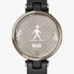 Garmin - Ladies Lily Gold Plated Black Smartwatch
