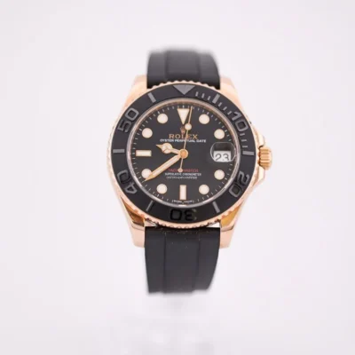 Rolex Yacht-Master 37 2016 Yacht-Master 37 Rose Gold Case Oysterflex Bracelet 268655 Unworn