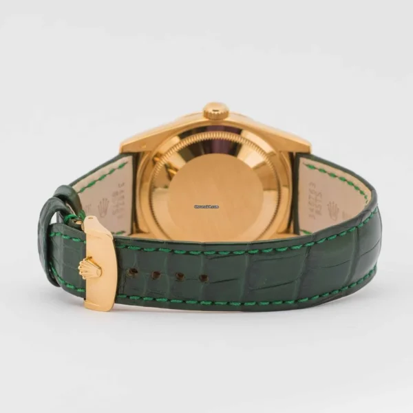 President 36 Green Dial Yellow Gold 36mm (118138) - BOX & PAPERS 2015 - Image 7