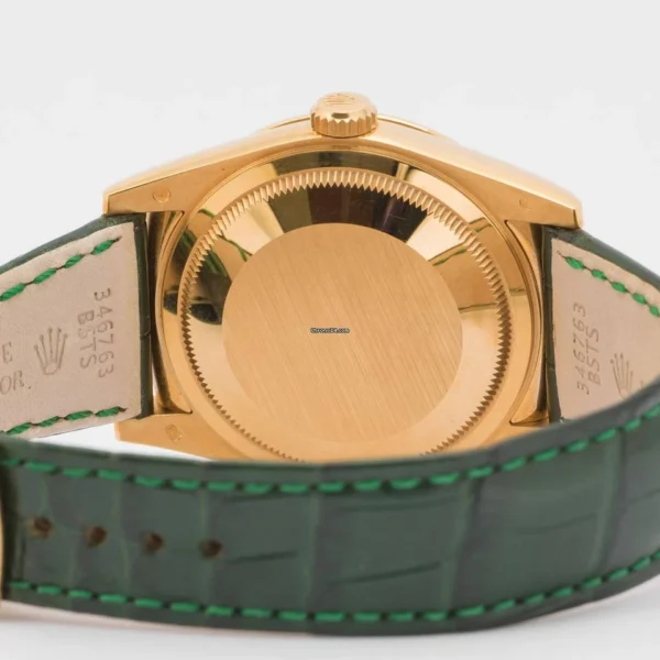 President 36 Green Dial Yellow Gold 36mm (118138) - BOX & PAPERS 2015 - Image 6