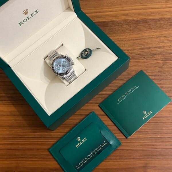 Rolex Daytona in Platinum & Baguette Diamond Dial | 116506 - Afbeelding 10