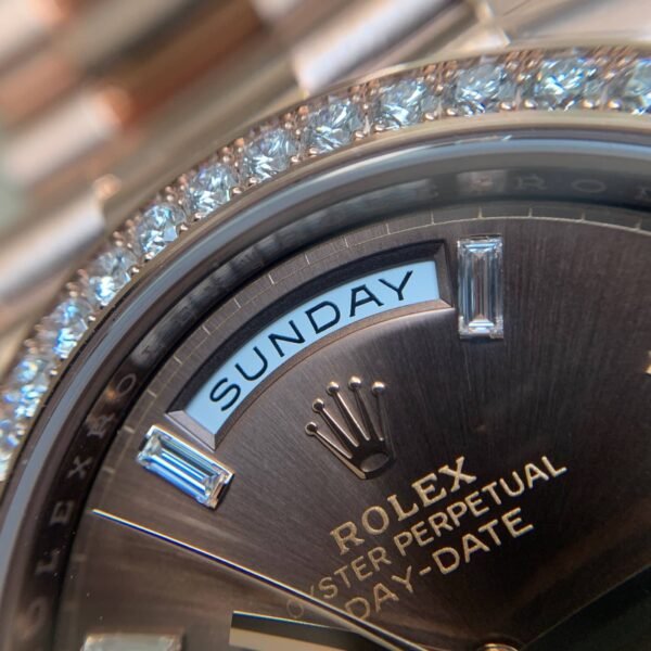 Rolex Day-Date 40 with Diamonds 228345RBR-0006 - Image 7